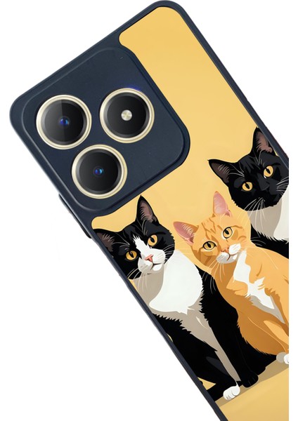 Realme C63 Mat Uyumlu Siyah Kılıf – Yumuşak Silikon, Koruyucu, Şok Emici Kapak