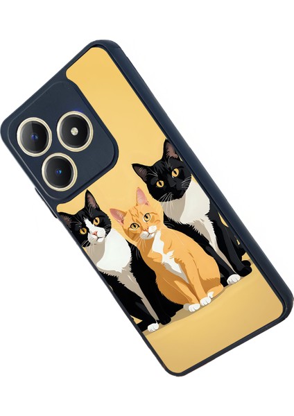 Realme C63 Mat Uyumlu Siyah Kılıf – Yumuşak Silikon, Koruyucu, Şok Emici Kapak