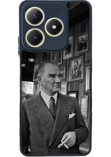 Realme C61 Mat Uyumlu Siyah Kılıf – Yumuşak Silikon, Koruyucu, Şok Emici Kapak