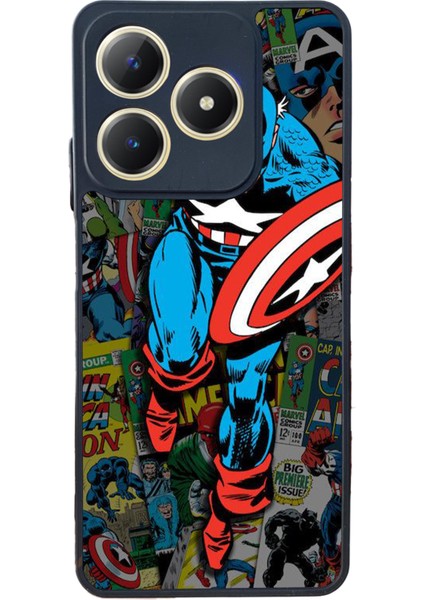 Realme C63 Mat Uyumlu Siyah Kılıf – Yumuşak Silikon, Koruyucu, Şok Emici Kapak