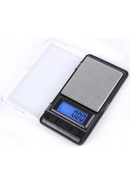 Dijital Terazi Mavi LCD Ekran Max 200GR 0.01GR Hassasiyet