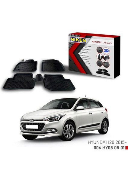 3D Paspas Hyundai I20 2015- Ferrg