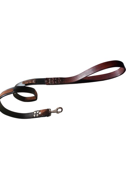 Köpek Gezdirme Tasması Hakiki Deri Kalınlık:4mm Genişlik:2,5cm uzunluk:110cm dog leash B1-5