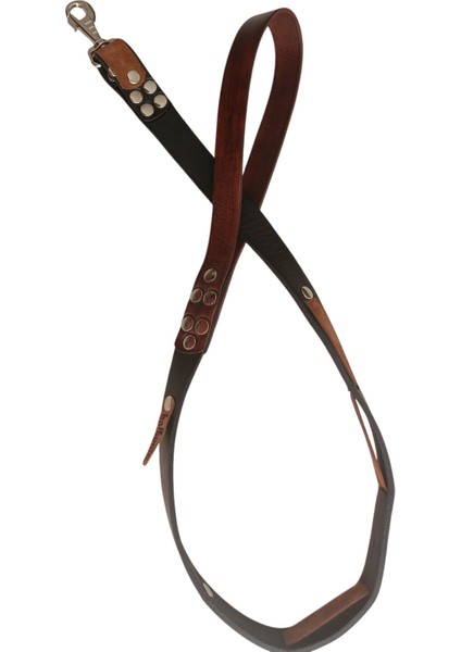 Köpek Gezdirme Tasması Hakiki Deri Kalınlık:4mm Genişlik:2,5cm uzunluk:110cm dog leash B1-5 fiyatları