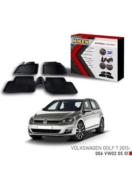3D Paspas Vw Golf 7 2013- Ferrg