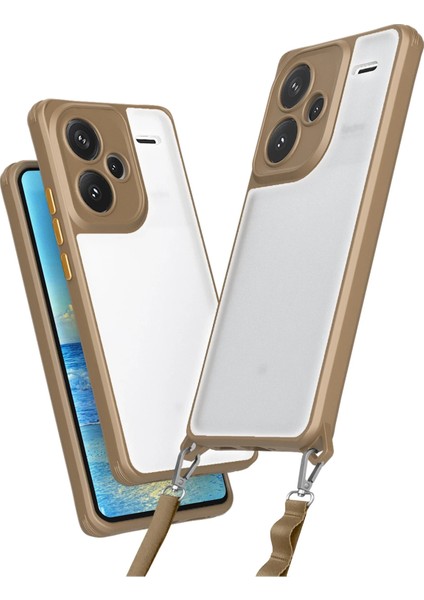 Xiaomi Redmi Note 13 Pro Plus Kılıf Penta Silikon Kılıf - Çöl Titanyum Glstd