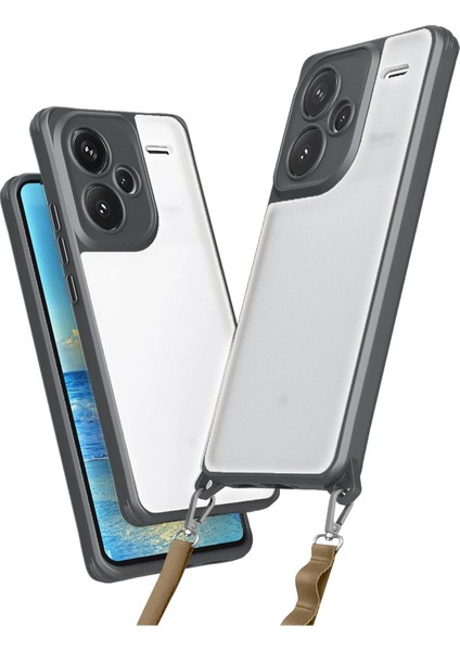 Xiaomi Redmi Note 13 Pro Plus Kılıf Penta Silikon Kılıf - Titan Gri Glstd