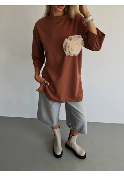 Baggy Denim Bermuda Şort