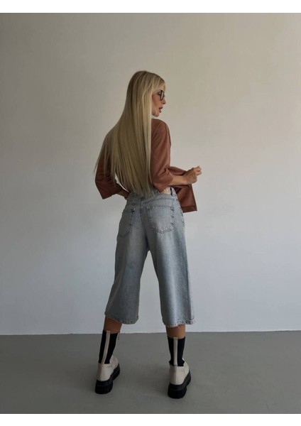 Baggy Denim Bermuda Şort fiyatları