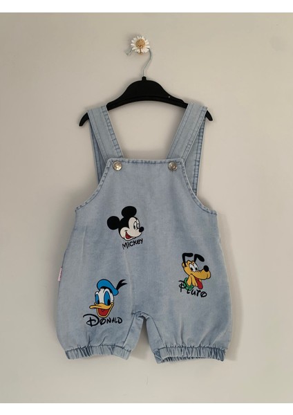 Unisex Bebek Desenli Salopet Takımı fırsatları