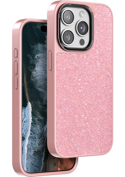 Onegif Iphone 14 Pro Max Gem Kapak - Pembe Ferrg