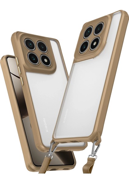 Xiaomi Mi 14T Kılıf Penta Silikon Kılıf - Çöl Titanyum Glstd