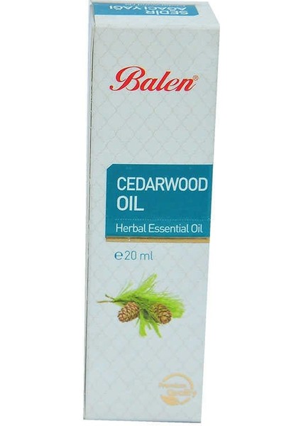 Sedir Ağacı Yağı (Distilasyon) 20 ml Cam Şişe