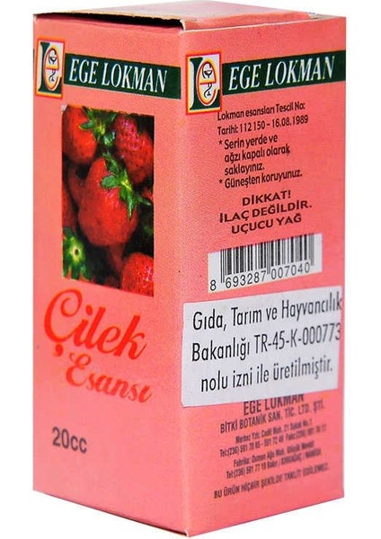 Çilek Esansı 20 cc fiyatları