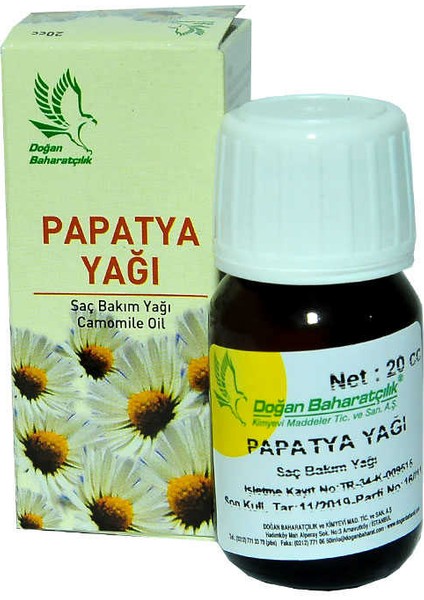 Papatya Yağı 20 cc
