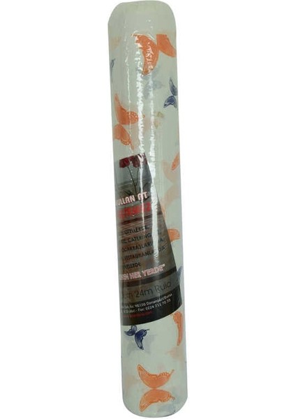 Su ve Yağ Geçirmez Kullan At Kağıt Masa Örtüsü 100 x 150 cm 24 M 1 Rulo