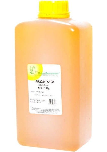 Doğal Fındık Yağı Pet Bidon 1000 gr fiyatları