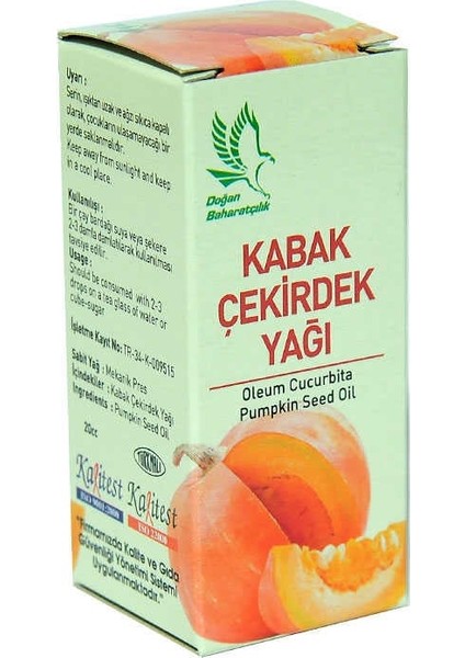 Kabak Çekirdeği Yağı 20cc