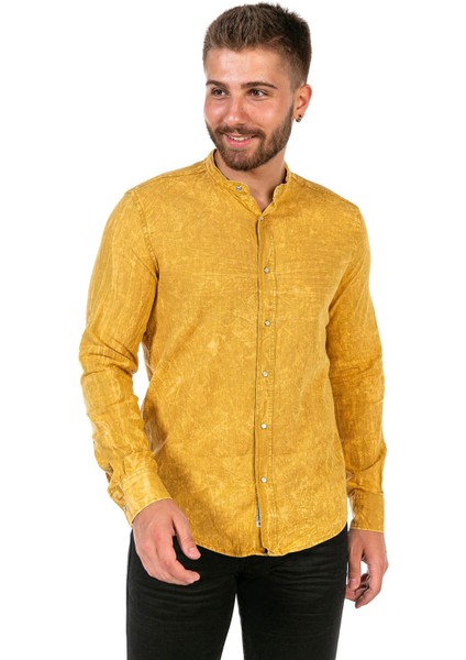 Çıtçıtlı Hakim Yaka Uzun Kol Gömlek fiyatları