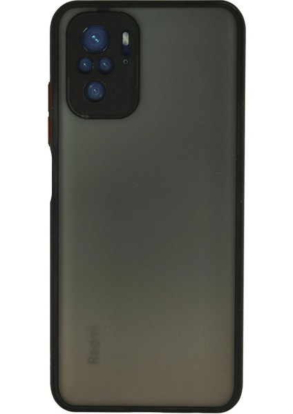 Xiaomi Redmi Note 10 Kılıf Montreal Silikon Kapak - Siyah Glstd