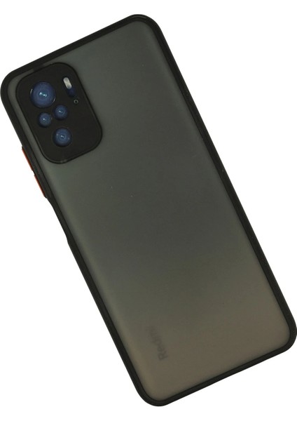 Xiaomi Redmi Note 10 Kılıf Montreal Silikon Kapak - Siyah Glstd