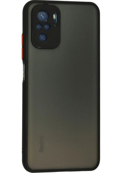 Xiaomi Redmi Note 10 Kılıf Montreal Silikon Kapak - Siyah Glstd