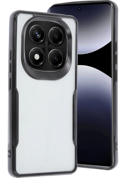 Xiaomi Redmi Note 14 Pro 4g Kılıf Boyi Silikon Kapak - Siyah Glstd