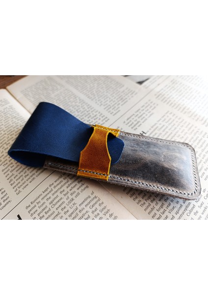 Crazy Hors Hakiki Deri El Emeği Özel Kalemleriniz Için Kalemlik Kalem Kutu 27 cm 6 cm W126 fırsatları