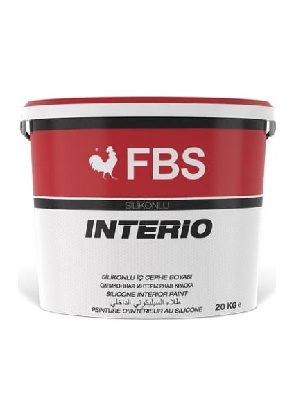 Interio Silikonlu Silinebilir Iç Cephe Boyası 20 kg Havai Mavi