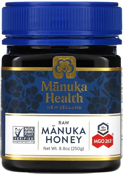 Raw Manuka Honey, Umf 10+, Mgo 263+, 8.8 Oz (250 G)