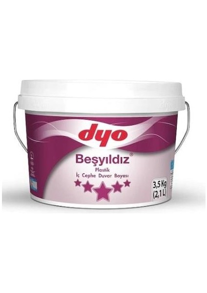 Beşyıldız Plastik Iç Cephe Boyası 3.5 kg Kemik Beyazı