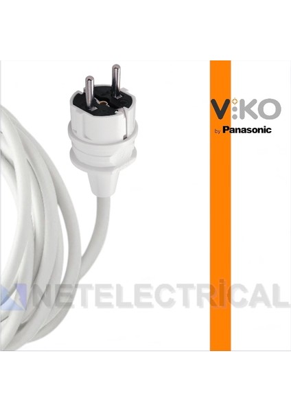 Multi-Let | Ikili 11 Metre Topraklı Çocuk Korumalı Grup Priz - 2'li, 11 M, (3x2.5 Ttr Tam Bakır Kalın Kablolu) modelleri