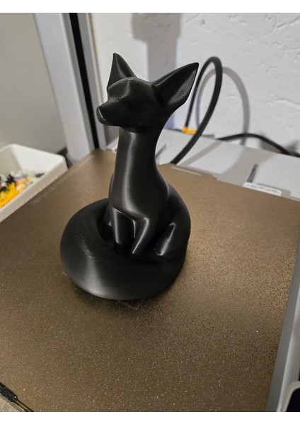 Dekoratif Tilki Heykeli 18CM - Dekoratif Hediyelik Eşya ve Obje