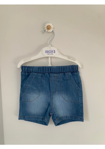 Erkek Bebek Sun Yazlık Kot Şort Takımı modelleri
