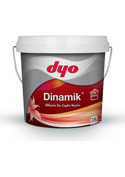 Dinamik Silikonlu Dış Cephe Boyası 7.5 Lt Vizon