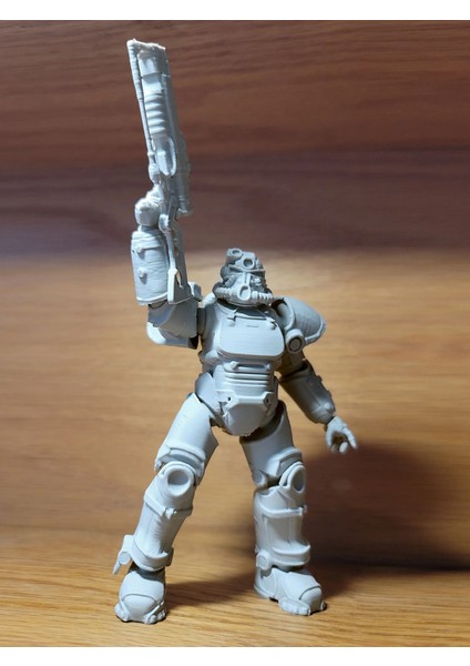 Radyasyon T-51 Güç Zırhı 15CM - Hareketli Aksiyon Figür Hediyelik Eşya