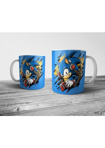 Sonic Kirpi Hedgehog Kupa Bardak Model 4 fiyatları