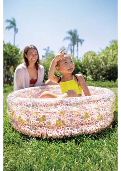 Çiçek Desenli Şişme Bebek Havuzu – 86X25 cm fiyatları