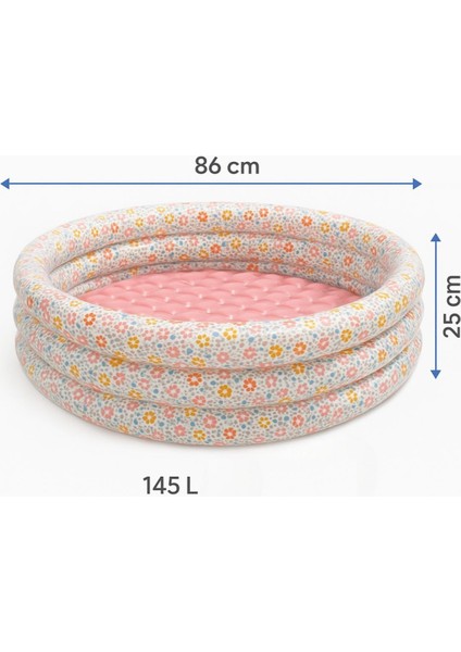 Çiçek Desenli Şişme Bebek Havuzu – 86X25 cm indirimleri