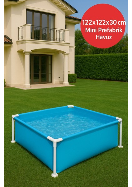 Minicool Kare Bahçe Havuzu – 122X122X30 cm