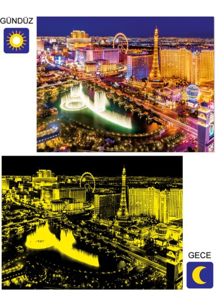 Puzzle Las Vegas 1000 Parça Neon Puzzle