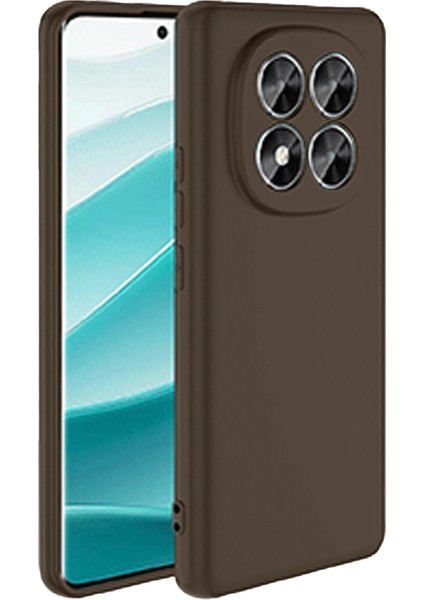 Xiaomi Redmi Note 14 Pro 5g Kılıf First Silikon - Kahverengi Ferrg