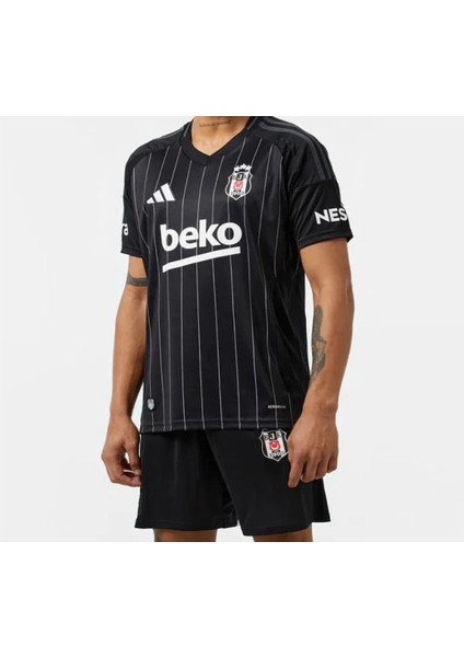 Beşiktaş. 24/25 Sezon Siyah Deplasman Çocuk Alt Üst Takımı T-Shrt 4 Parça