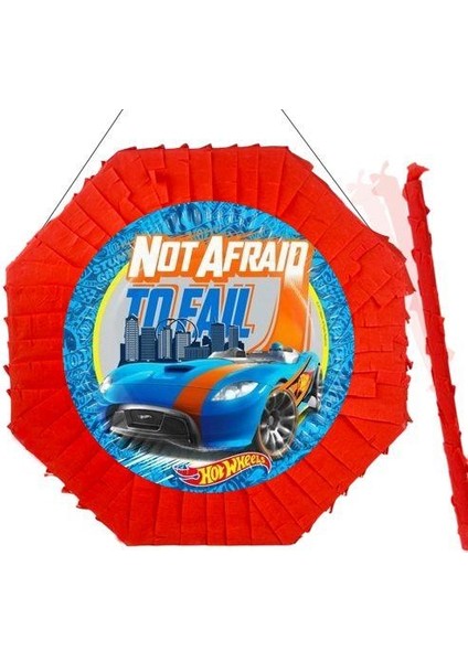 Pinyata HOT WHEELS sopalı 42 cm sopalı