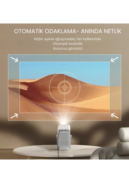 A15 Android 13 Full HD Akıllı Projeksiyon Cihazı