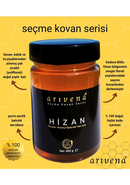 Hizan Seçme Kovan Balı %100 Saf ve Doğal