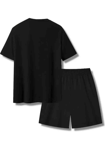 Ny Baskılı Özel Tasarım Oversize Alt Üst Takım