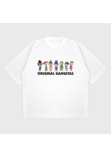 Oversize 'the Ant Hill Mob' Baskılı T-Shırt modelleri