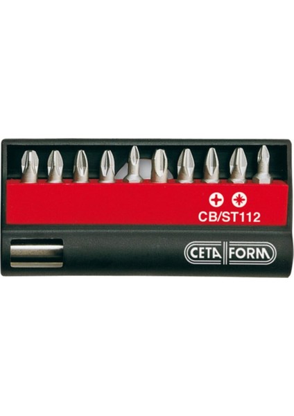 Ceta CB/ST112 Bits Uç Takımı 11 Parça (Yıldız/pozidriv)