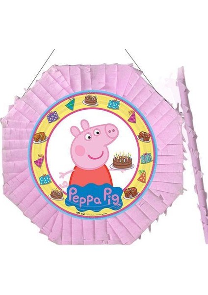 Pinyata Peppa Pig Pinyata 42 cm + Sopası